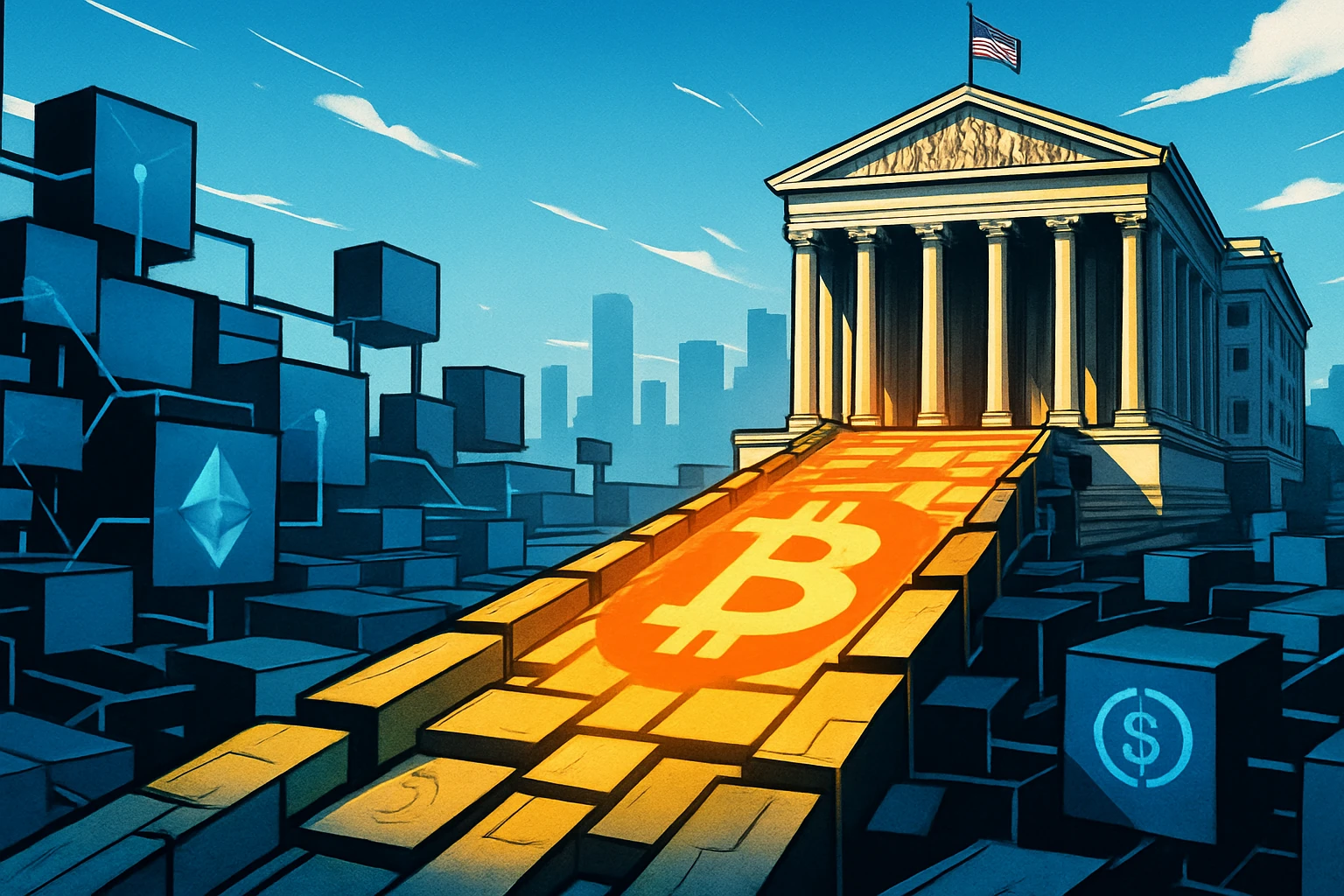 CFTC ของสหรัฐฯ ประกาศเปิดตัว BTC, ETH และ USDC เพื่อเป็นมาร์จิ้นและหลักประกันสำหรับสัญญาอนุพันธ์